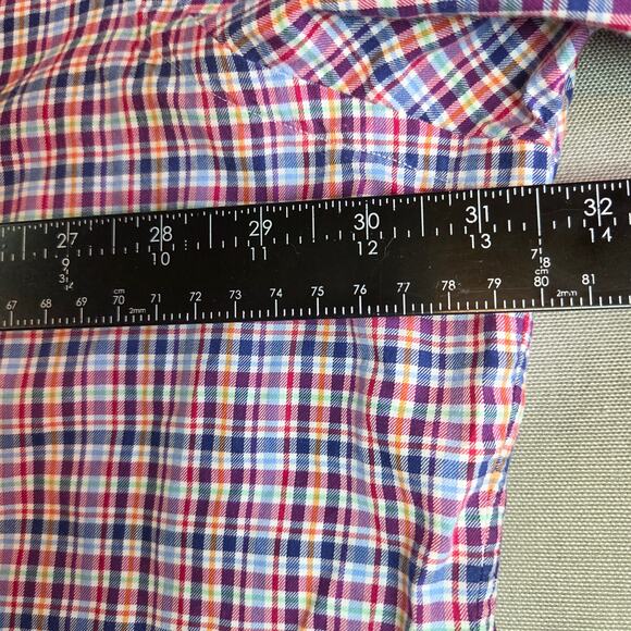 Polo Ralph Lauren 3XLT Plaid Cotton Button Down Shirt Long Sleeve Tall - Picture 9 of 15